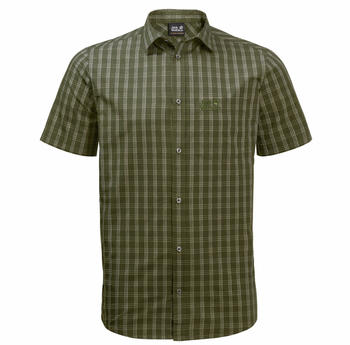 Jack Wolfskin Hot Springs Shirt (1402332) greenwood checks
