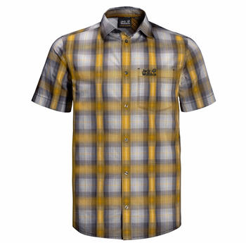 Jack Wolfskin Hot Chili Shirt Men (1400245) burly yellow xt checks