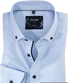 OLYMP Luxor Hemd Modern Fit Button-Down hellblau (1296-24-10)