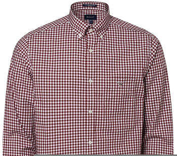 GANT Broadcloth Gingham Shirt (3046700) plumped red