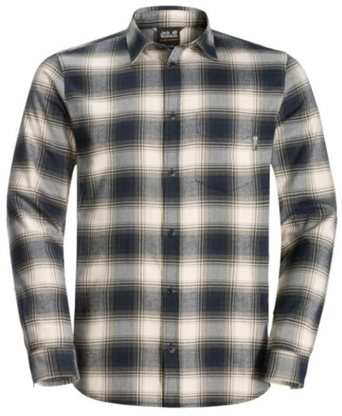 Jack Wolfskin Wanderweg Shirt M night blue checks