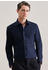 Seidensticker Bügelfreies Popeline Business Hemd in Slim mit Kentkragen Uni (01.653760-0018) blau