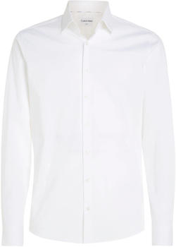 Calvin Klein Slim Fit Business-Hemd aus Popeline weiß (K10K108229)