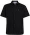 Calvin Klein Freizeithemd mit Logo-Stitching Modell STRETCH Poplin black (K10K109440)