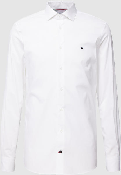 Tommy Hilfiger TH Flex Poplin Shirt (MW0MW25040) white