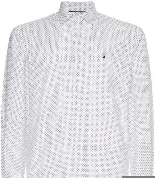 Tommy Hilfiger Regular Fit Business-Hemd mit Polka Dots weiß (MW0MW29145)