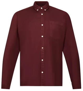 Esprit Button-Down-Hemd aus Baumwolle (112EE2F303) bordeaux red