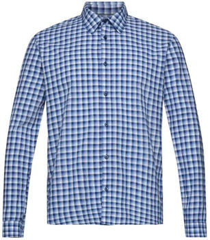 Esprit Kariertes Hemd aus nachhaltiger Baumwolle (023EE2F302) blue
