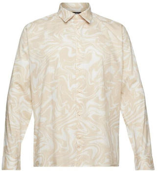 Esprit Hemd mit wellenförmigem Retro-Print (023EO2F303) off white