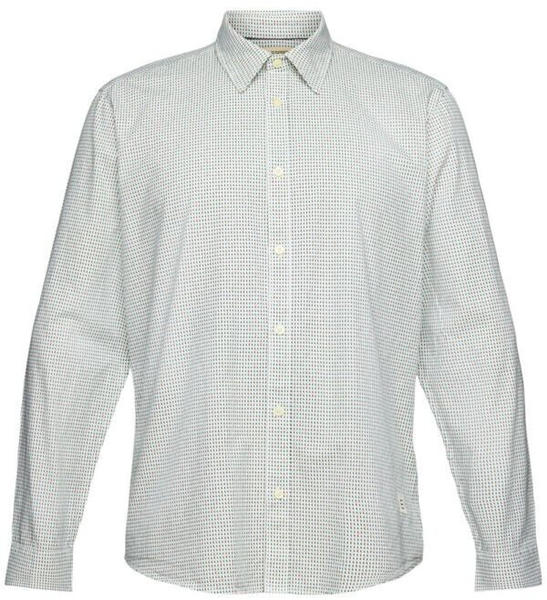 Esprit Schmal geschnittenes Hemd mit Allover-Dessin (013EE2F303) white
