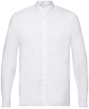 Esprit Hemd in schmaler Passform mit Stehkragen (033EO2F302) white