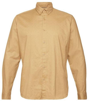 Esprit Button-Down-Hemd mit Micro-Print (112EE2F301) khaki beige