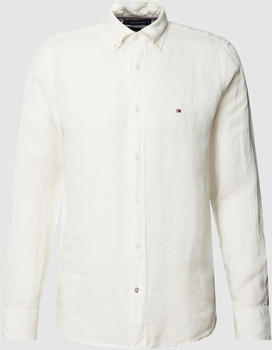Tommy Hilfiger Regular Fit Linen Poplin Shirt (MW0MW30897) weathered white