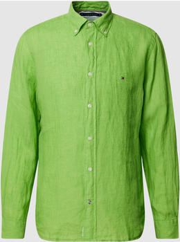 Tommy Hilfiger Regular Fit Linen Poplin Shirt (MW0MW30897) spring lime