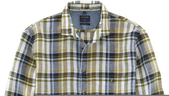 OLYMP Casual Hemd Modern Fit kariert Kent (4044-34-47) oliv