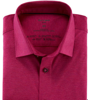 OLYMP Luxor 24/Seven Stretch Hemd Modern Fit Kent (1202-64-95) rosa