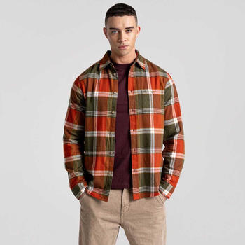 Craghoppers Thornhill Long Sleeve Shirt (CMS680) potters clay check