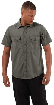 Craghoppers Kiwi Short Sleeve Shirt (CMS701) dark grey