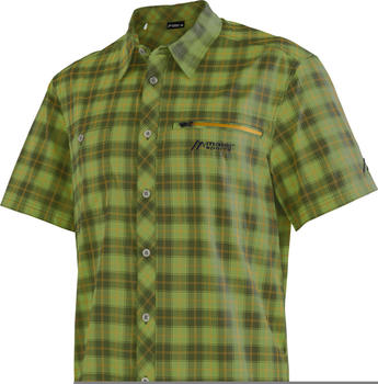 Maier Sports Kasen Short Sleeve Shirt green check