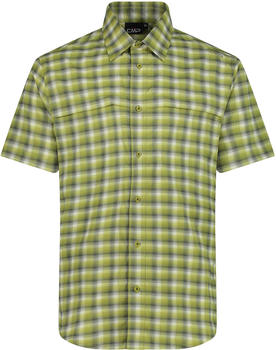 CMP Short Sleeve Shirt (33S5617) oil green/moss/white