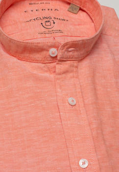 eterna Mode Eterna ETERNA Upcycling Leinenhemd REGULAR FIT (1SH00031 (2450_80VS9S)) orange