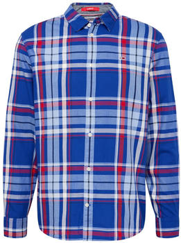 Tommy Hilfiger Essential Plaid Check Classic Fit Shirt navy voyage check