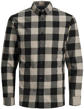 Jack & Jones Gingham Twill Long Sleeve Shirt (12181602) crockery