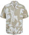 Jack & Jones Blatropic Resort Short Sleeve Shirt (12202240) white pepper/print