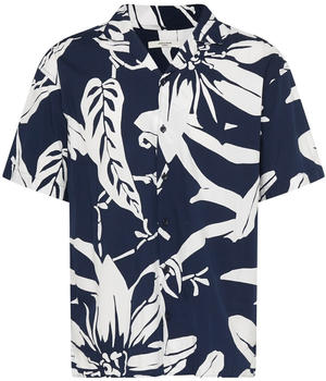 Jack & Jones Blatropic Resort Short Sleeve Shirt (12202240) navy blazer