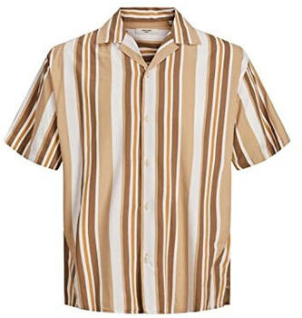 Jack & Jones Blatropic Resort Short Sleeve Shirt (12202240) camel