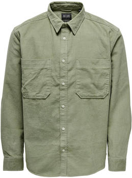 Only & Sons ONSALP RLX 2PKT WASHD CORD LS SHIRT NOOS (22024716-4121142) seagrass