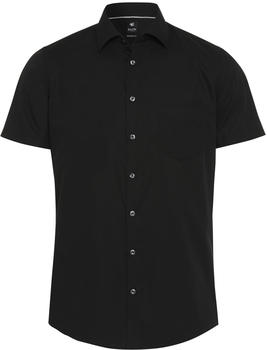 Pure - City Hemd modern fit Halbarm (3379-421-001) schwarz