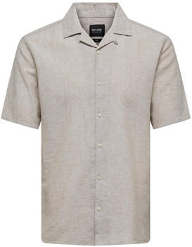 Only & Sons ONSCAIDEN SS SOLID RESORT LINEN NOOS (22025116-4240201) chinchilla