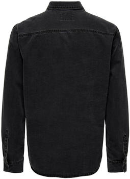 Only & Sons ONSBANE DENIM 3247 DNM SHIRT NOOS (22023247-4317613) dark grey denim