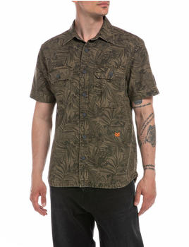 Replay M4061.000.73884 (M4061.000.73884-010) khaki with print leaves
