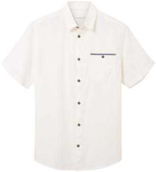 Tom Tailor Kurzarmhemd mit Brusttasche (1036236-10332) off white