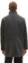Tom Tailor Mantel in Mehrlagen-Optik dark grey black herringbone