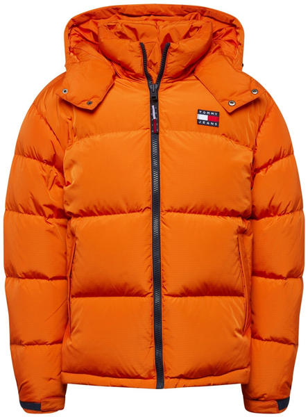 Tommy Hilfiger Removable Hood Alaska Puffer Jacket (DM0DM15445) bonfire orange