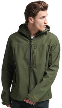 Superdry Soft Shell Full Zip Rain Jacket (M5011824A) green