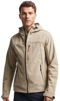 Superdry Soft Shell Full Zip Rain Jacket (M5011824A) beige