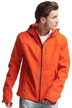Superdry Soft Shell Full Zip Rain Jacket (M5011824A) orange
