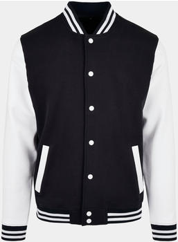 Build Your Brand Basic College Jacket (BB004) black/white