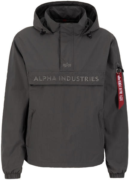 Alpha Industries Anorak Embroidery Logo (106100) greyblack