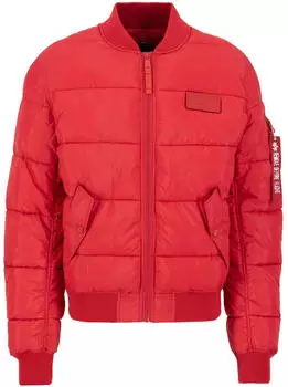 Alpha Industries MA-1 Puffer Bomber (138116) mars red
