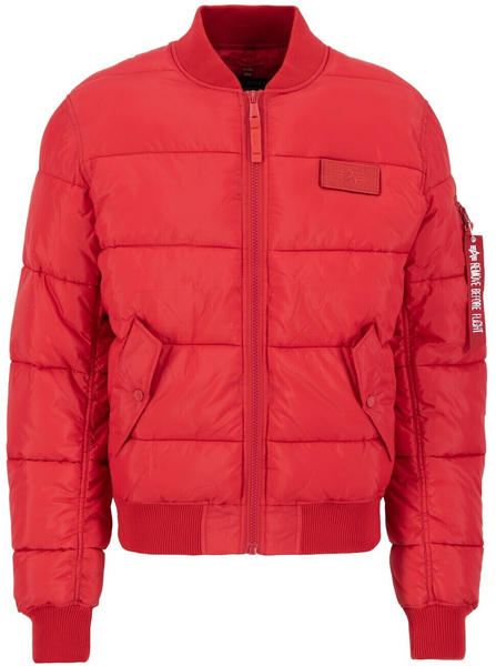 Alpha Industries MA-1 Puffer Bomber (138116) mars red