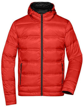 James & Nicholson Daunenjacke (JN1152) flame red/black