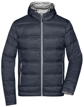 James & Nicholson Daunenjacke (JN1152) navy/silver