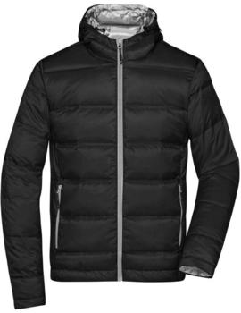 James & Nicholson Daunenjacke (JN1152) black silver