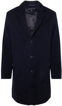 Tommy Hilfiger Single Breasted Longline Coat (MW0MW32963) dark blue