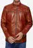 Tazzio Lederjacke Biker Echtleder (19709) cognac